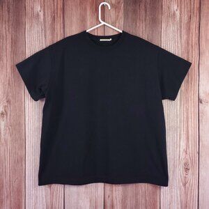 Nudie Jeans Co T-Shirt Mens Size XL Milton Rebirth Tee Black Relaxed Fit